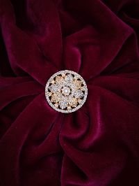 Stunning Round Shaped Gold AD Finger Ring ₹479
